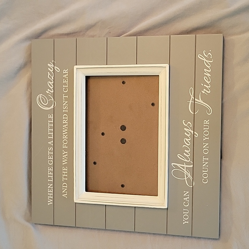 Malden gray friends frame 4×6 photo
